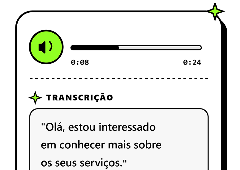 Transcrição de áudios